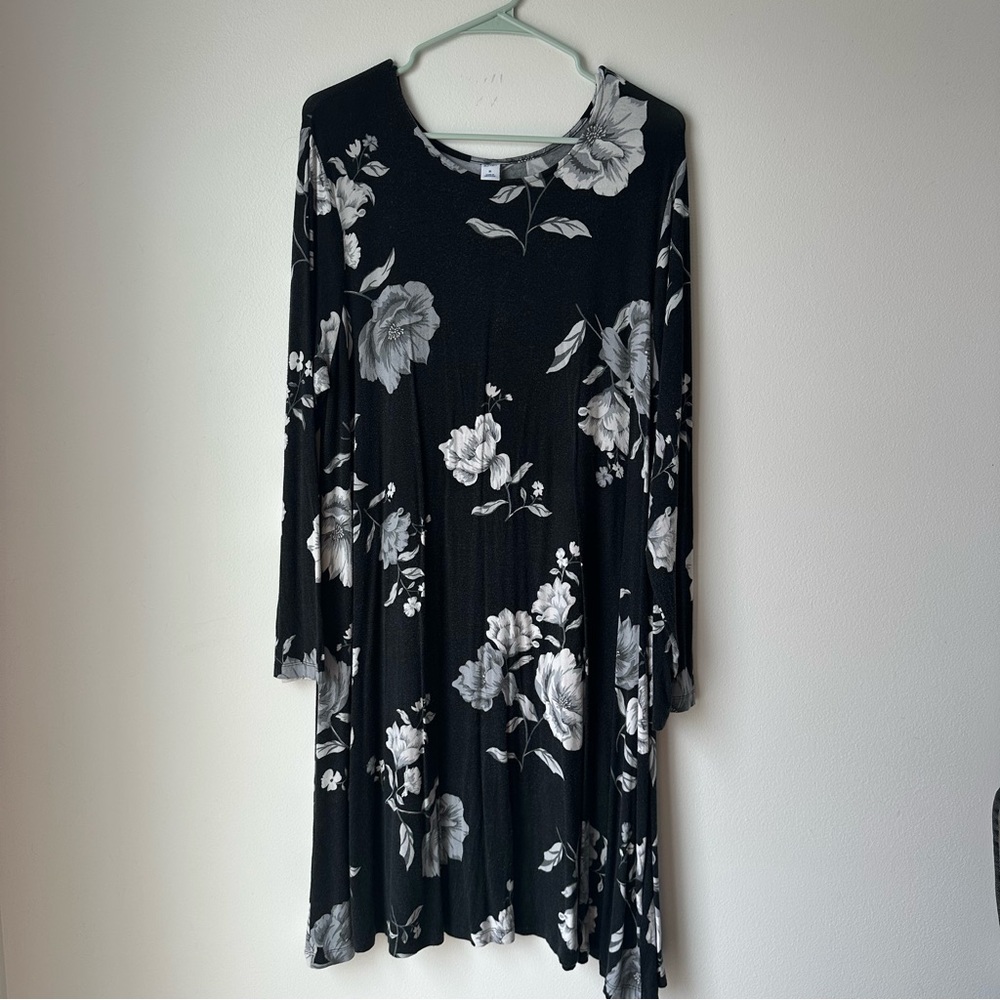 Old Navy Floral Swing Dress, XL